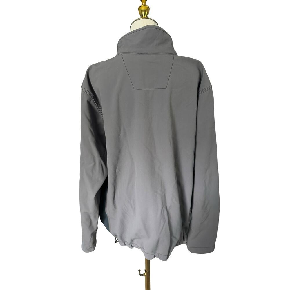 Carhartt Fleece Lined Soft Shell Winter Coat Jacket Gray Colorblock Gorpcore XL - Picture 7 of 16